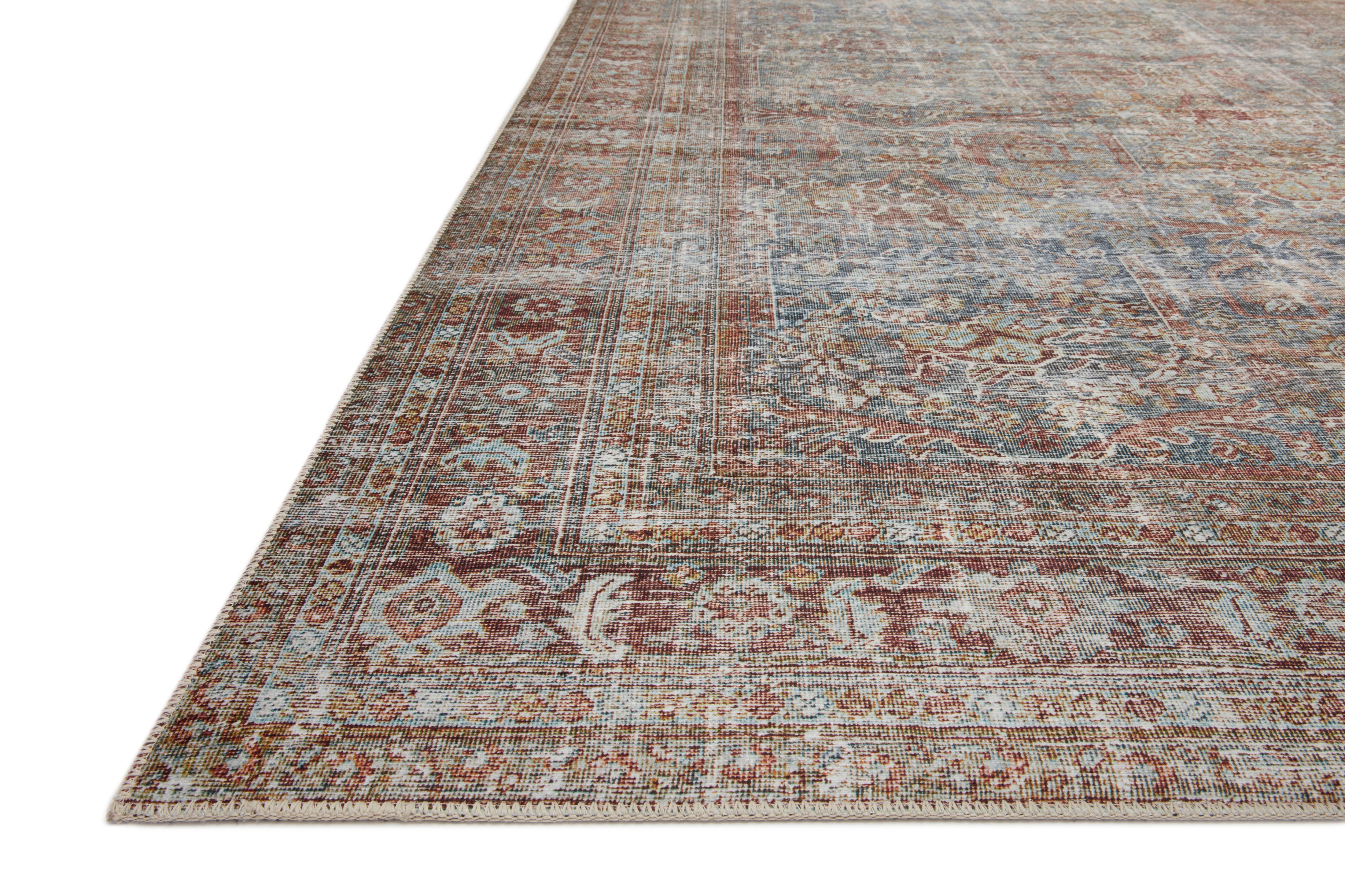 Chris Loves Julia x Loloi Jules Lagoon / Brick Rug - Rug & Weave