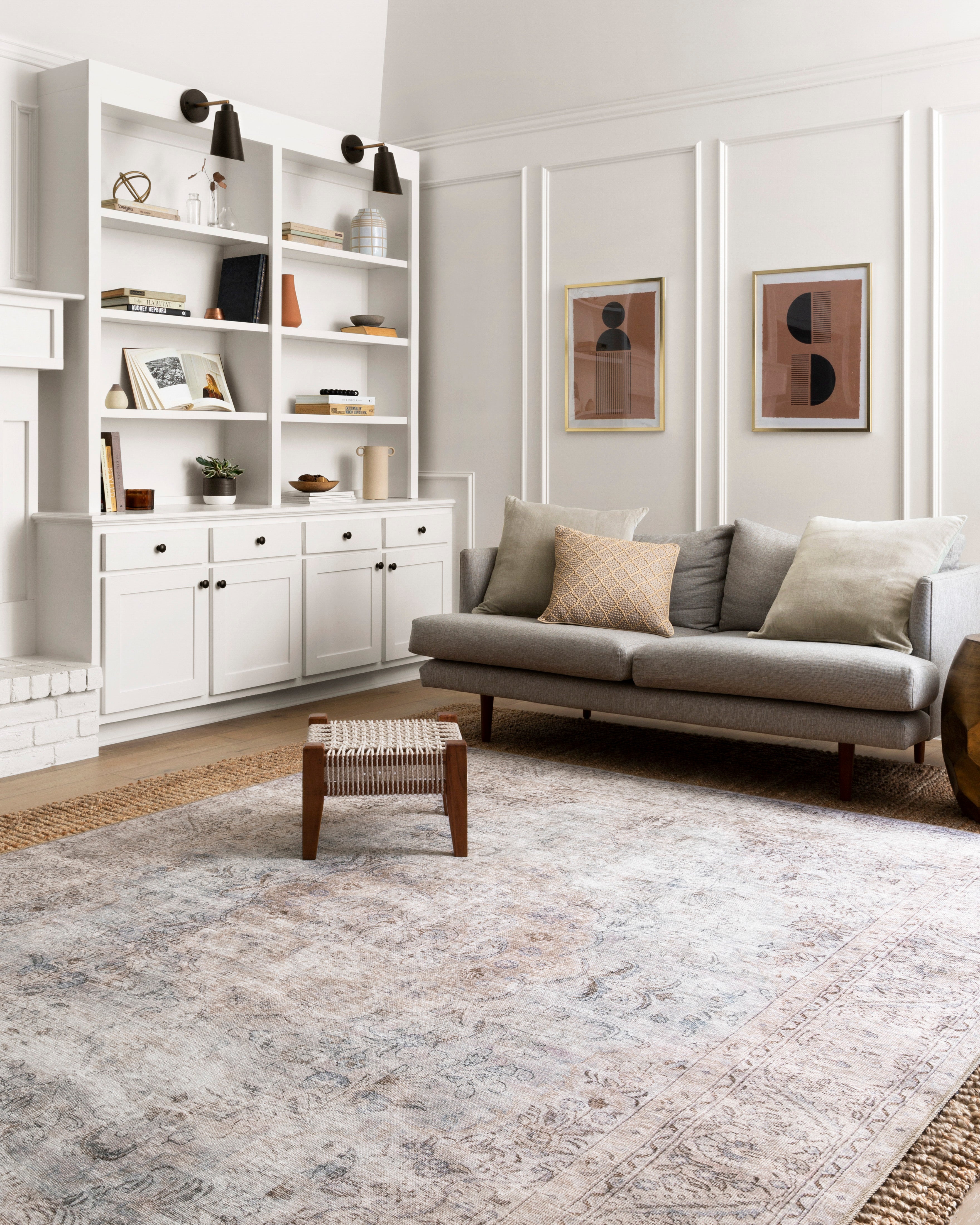 Loloi Loren Silver / Slate Rug - Rug & Weave