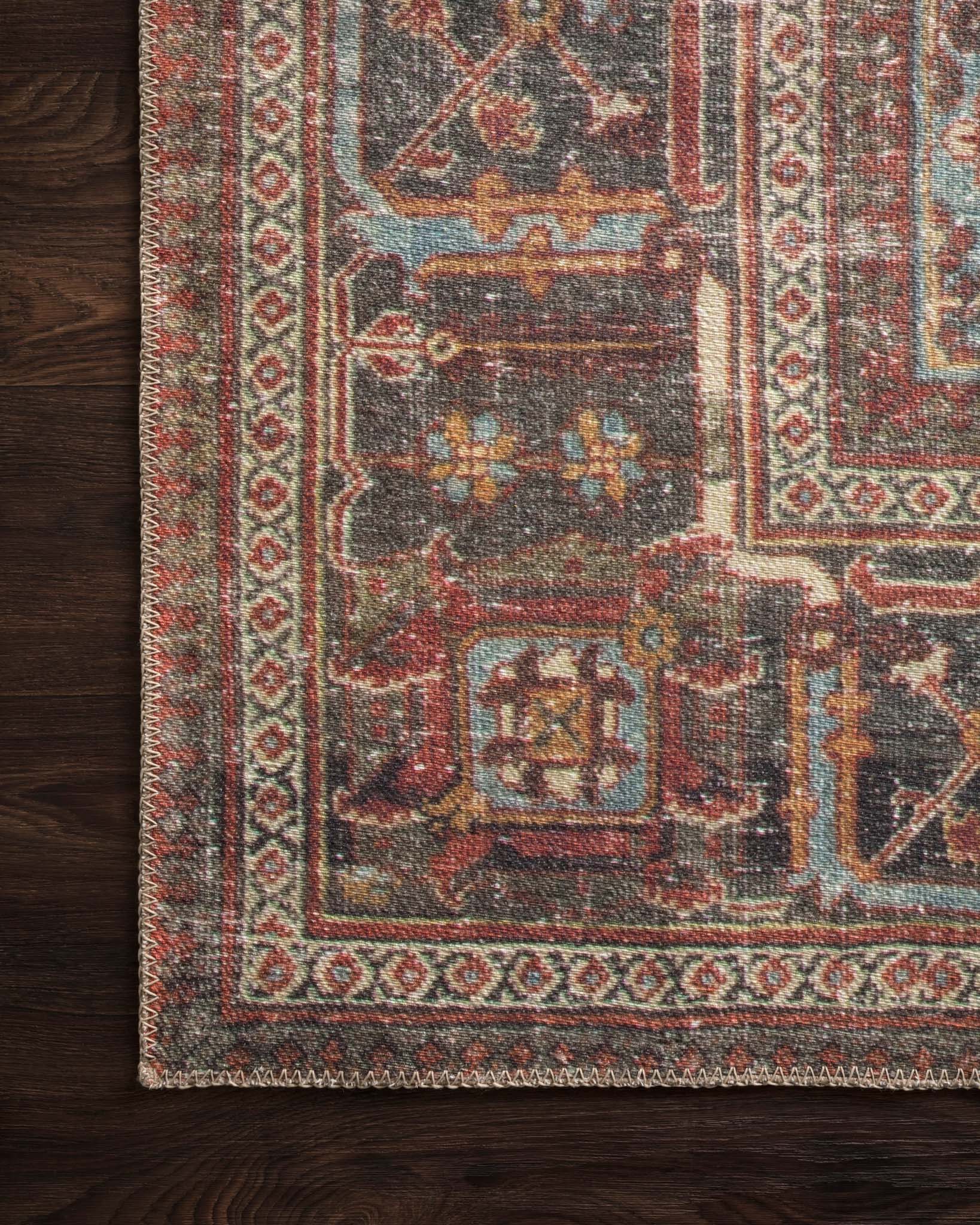 Loloi Loren Brick / Midnight Rug - Rug & Weave