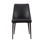 Set of Two Lola Dining Chair - Black - Rug & Weave
