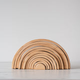 Large Natural Wooden Rainbow Tunnel - Rug & Weave