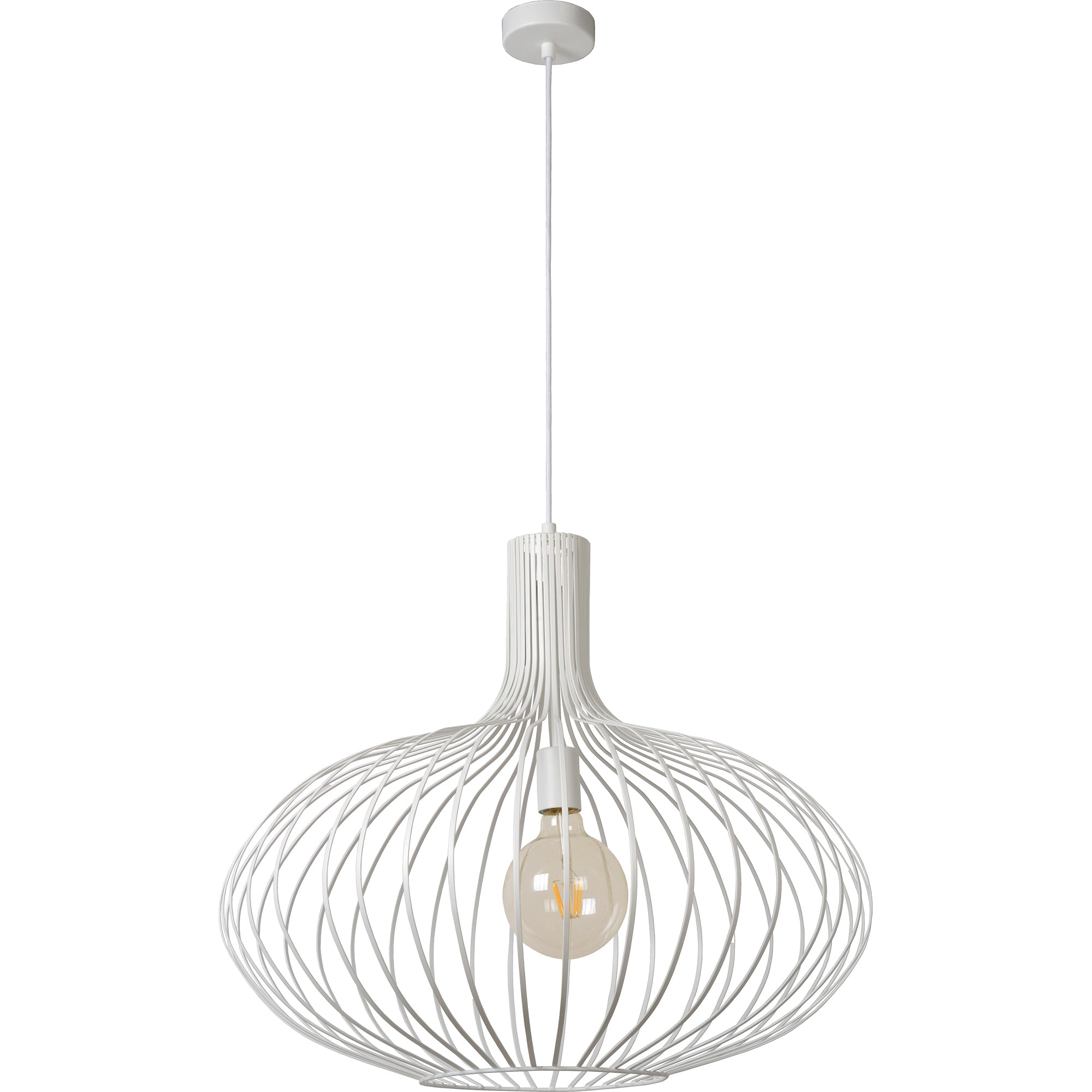 Ilana White Pendant Light - Rug & Weave