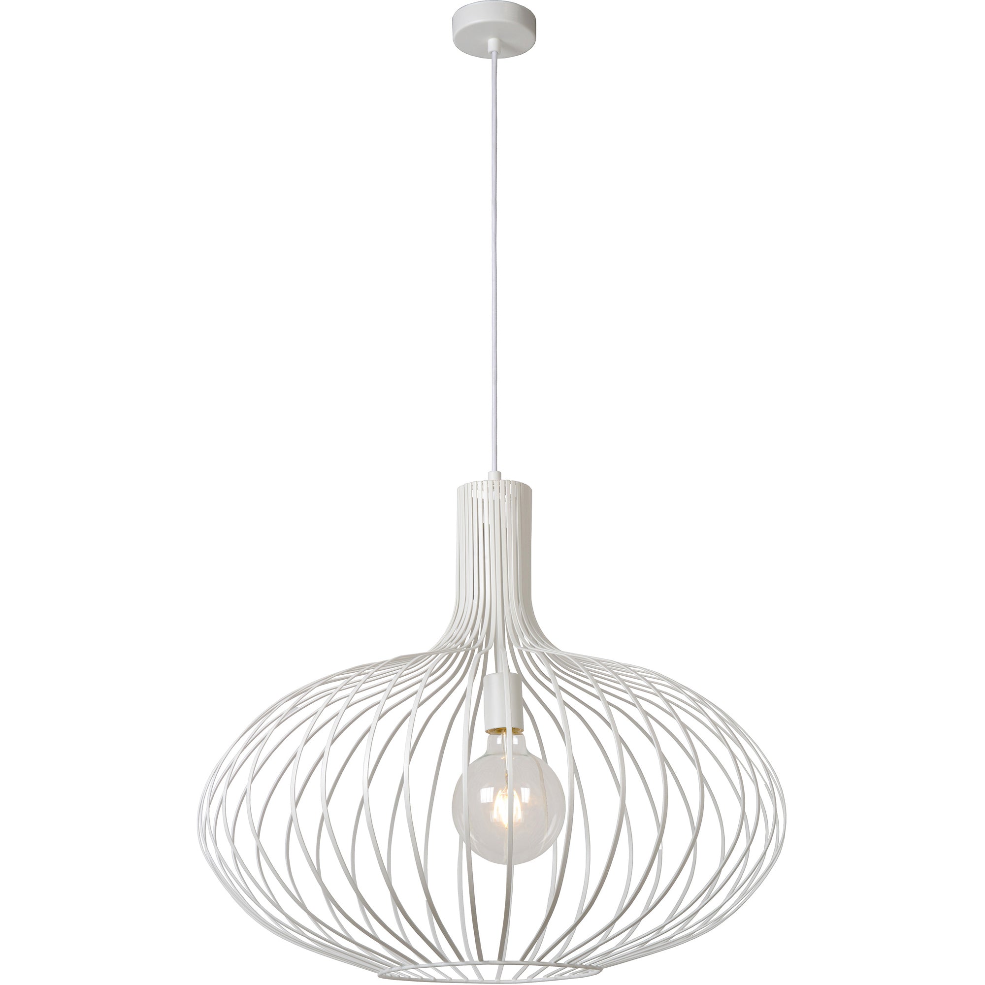 Ilana White Pendant Light - Rug & Weave