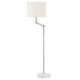Essex Floor Lamp - by Mark D. Sikes LIGHTING - floor lamp Hudson Valley Lighting Polished Nickel