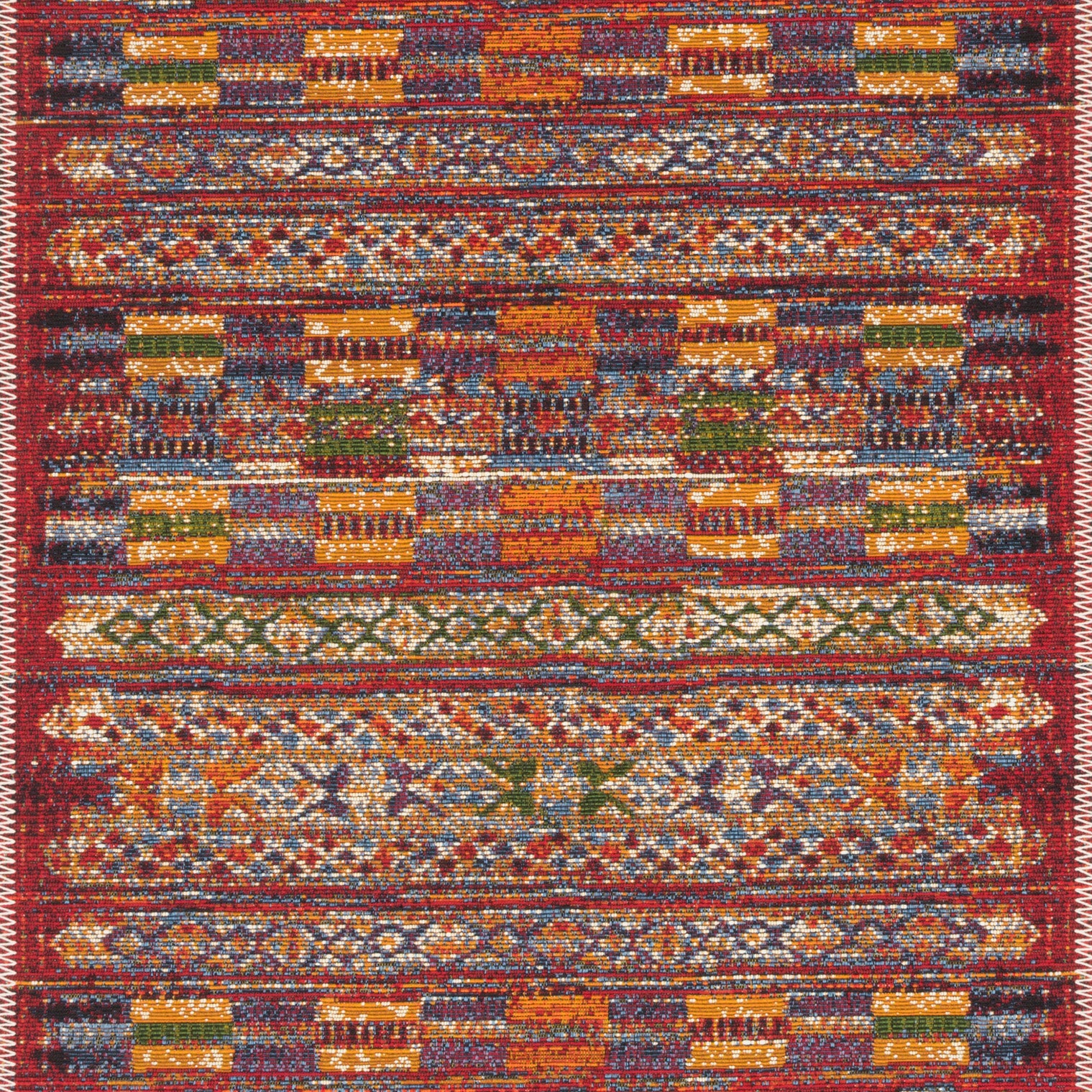 Loloi Mika Red / Multi Rug 5-Rugs - indoor/outdoor Loloi