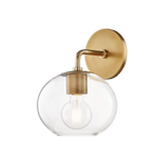 Margot Wall Sconce LIGHTING - sconce Hudson Valley Lighting Aged Brass