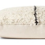 Amber Lewis x Loloi  Ivory / Black Pillow - Rug & Weave