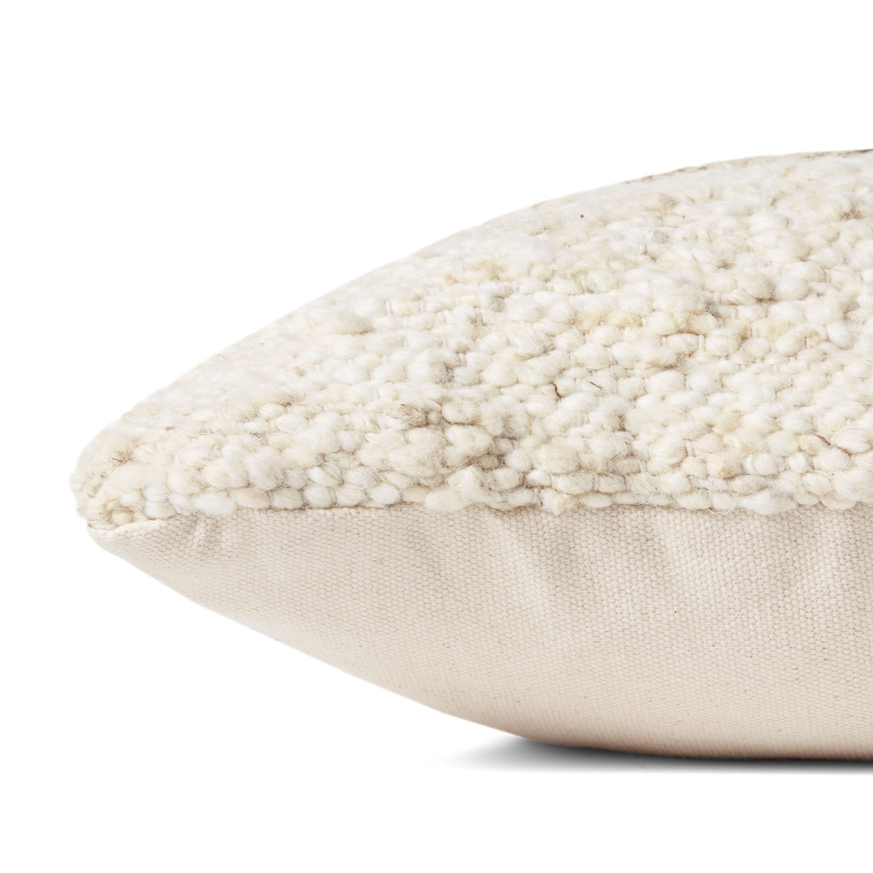 Amber Lewis x Loloi Marie Ivory / Camel Pillow - Rug & Weave