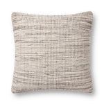 Amber Lewis x Loloi Morro Natural / Grey Pillow - Rug & Weave
