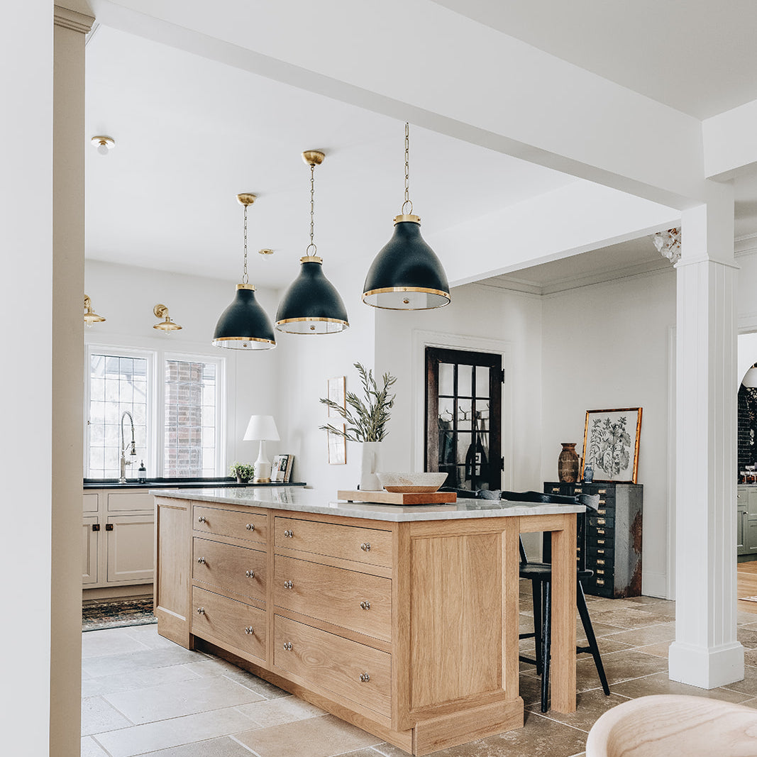 Painted No.3 Pendant - by Mark D. Sikes LIGHTING - pendant Hudson Valley Lighting
