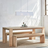 Plank Dining Bench - Floor Model - Rug & Weave