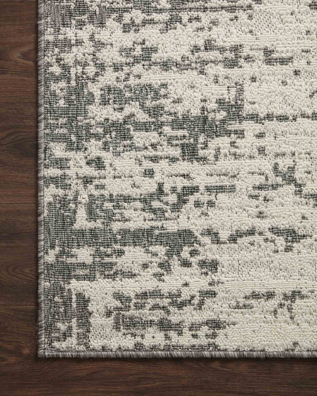 Loloi Rainier Ivory / Grey Indoor/Outdoor Rug - Rug & Weave