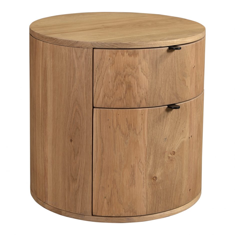 Niko Two Drawer Nightstand - Rug & Weave