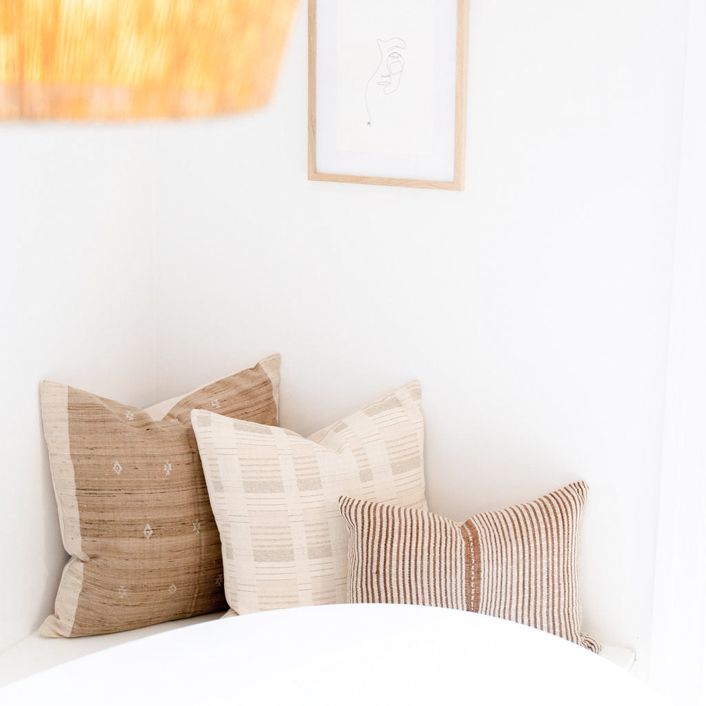 Sandy Tussar Pillow Cover - Rug & Weave