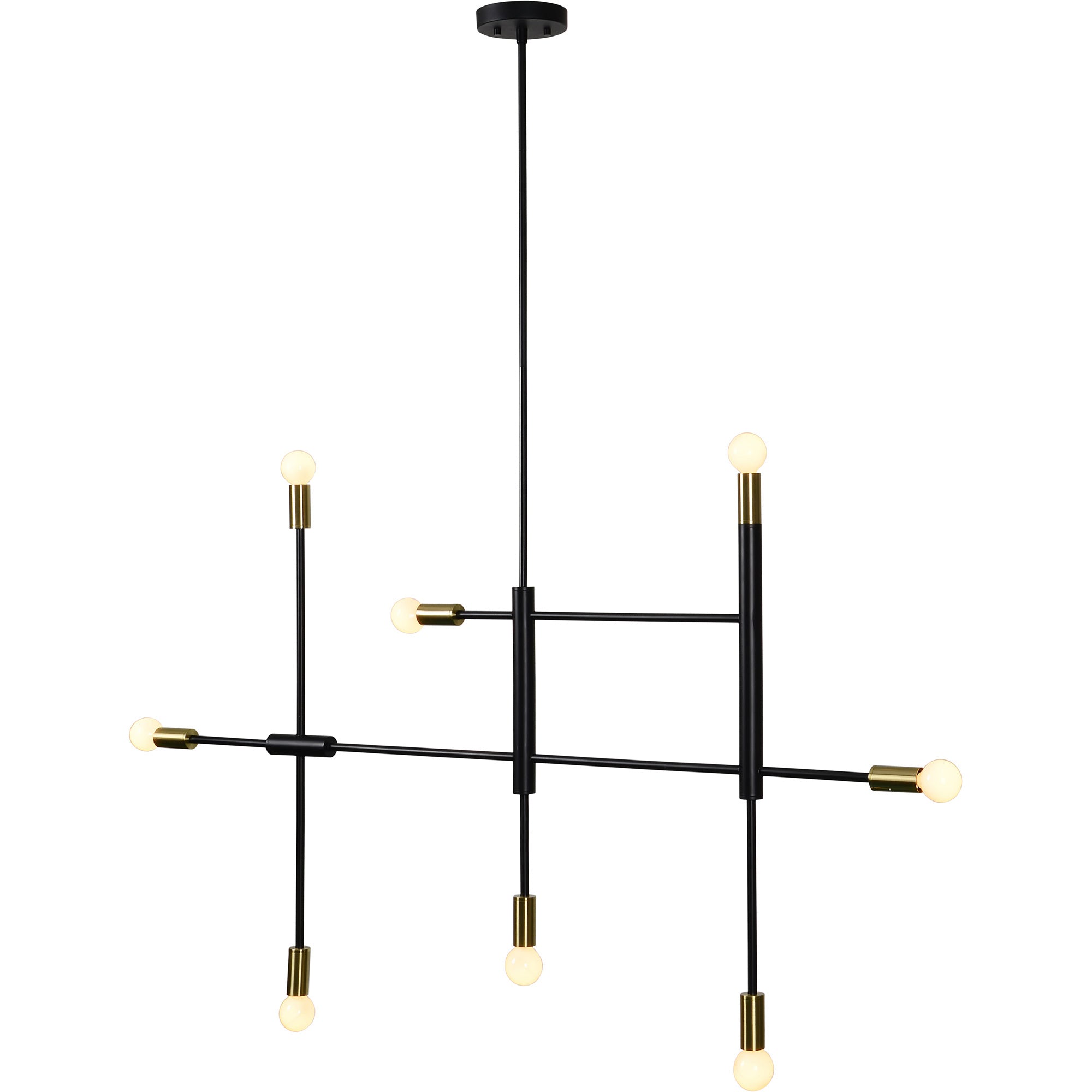 Reba Iron & Brass Pendant Light - Rug & Weave