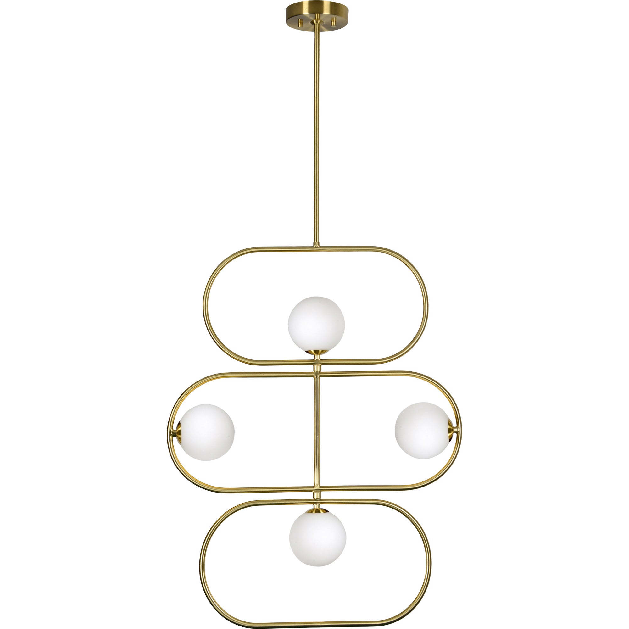 Roberto Brass & Glass Pendant Light - Rug & Weave