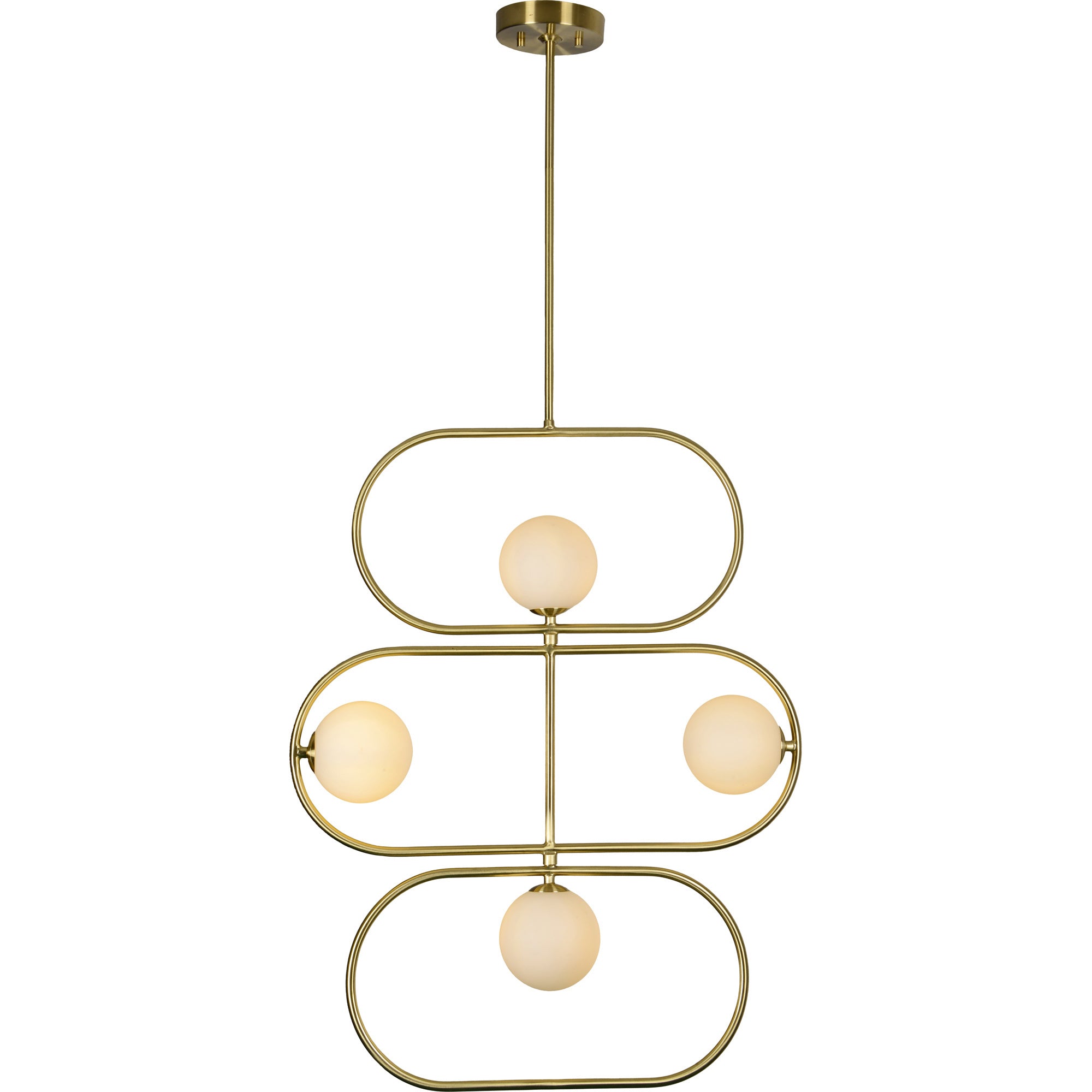 Roberto Brass & Glass Pendant Light - Rug & Weave