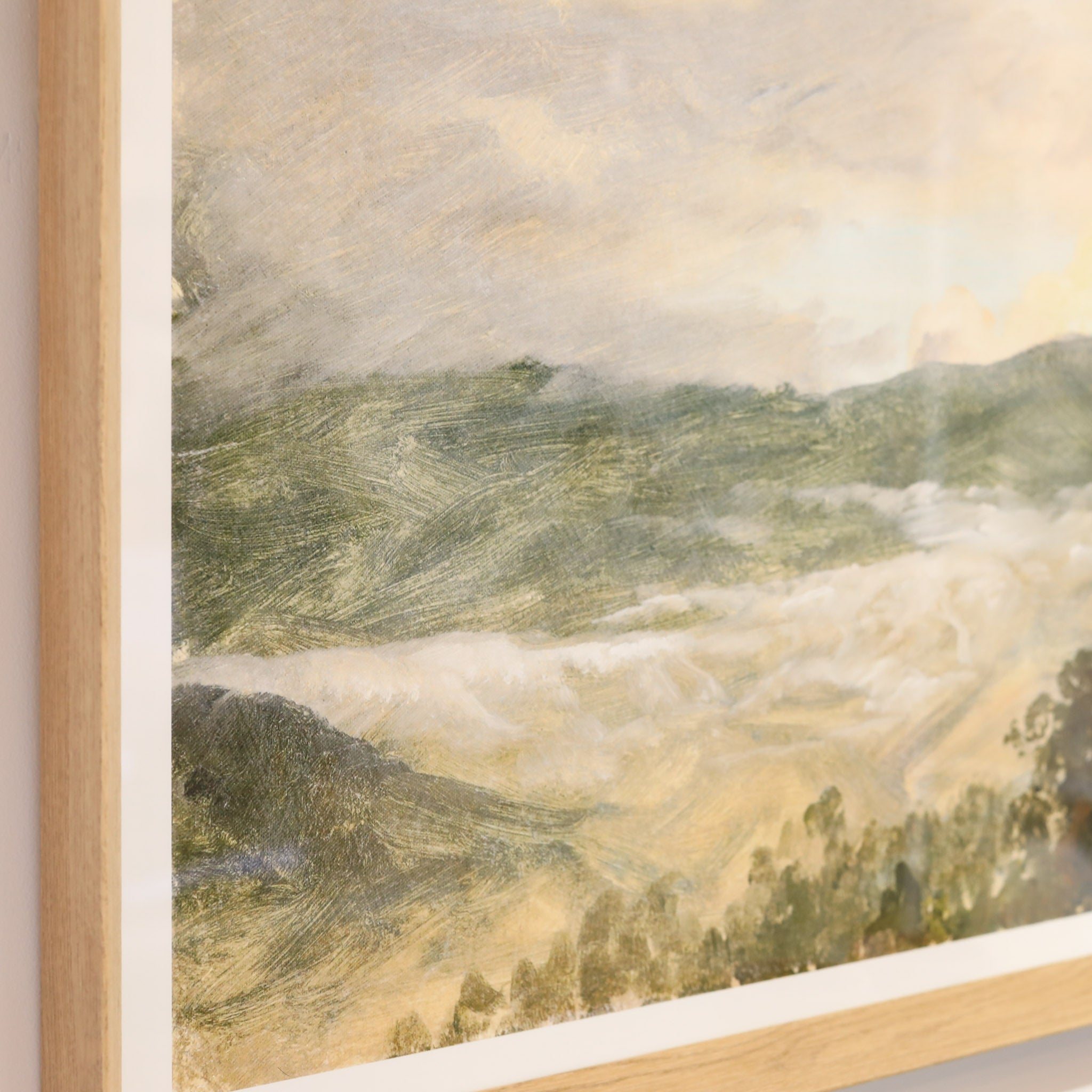 “Rolling Fields” Framed Art Print – view 2
