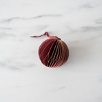Ruby & Gold Paper Ornament Pendant CHRISTMAS 2023 Tranquillo (DYA)