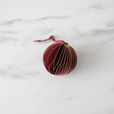 Ruby & Gold Paper Ornament Pendant CHRISTMAS 2023 Tranquillo (DYA)