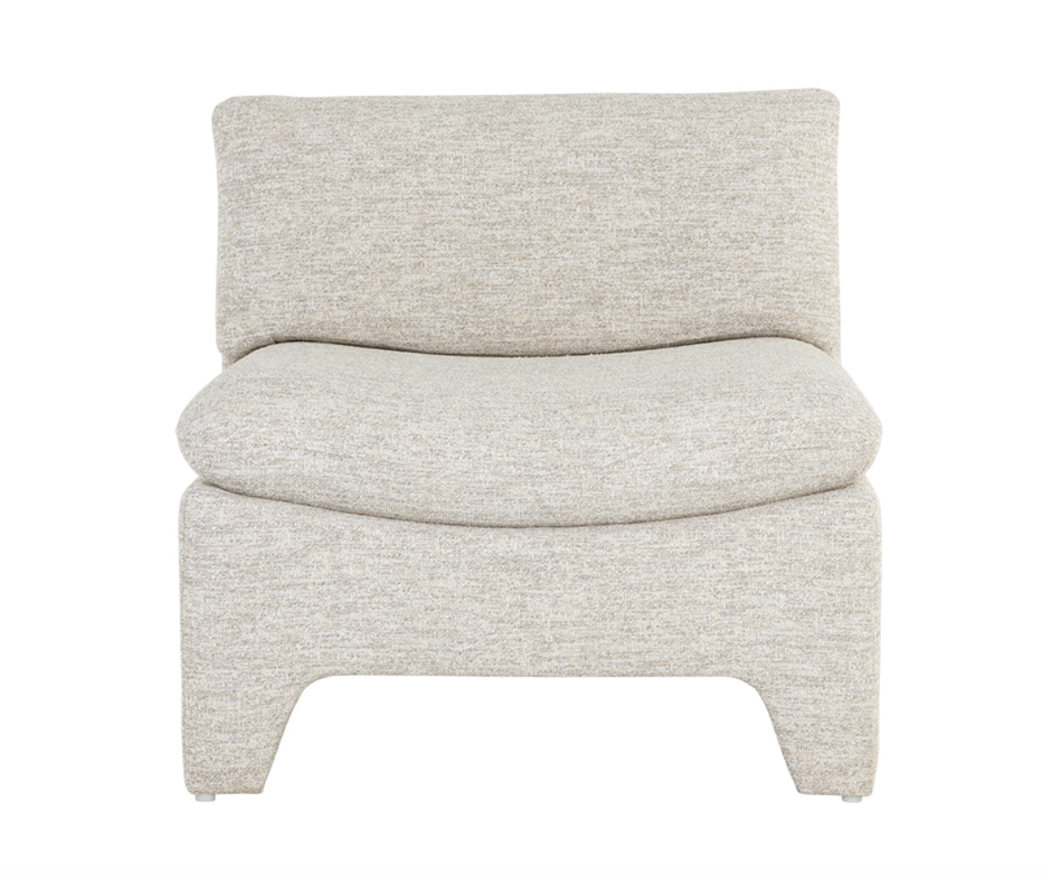 Dalia Lounge Chair - Oatmeal - Rug & Weave