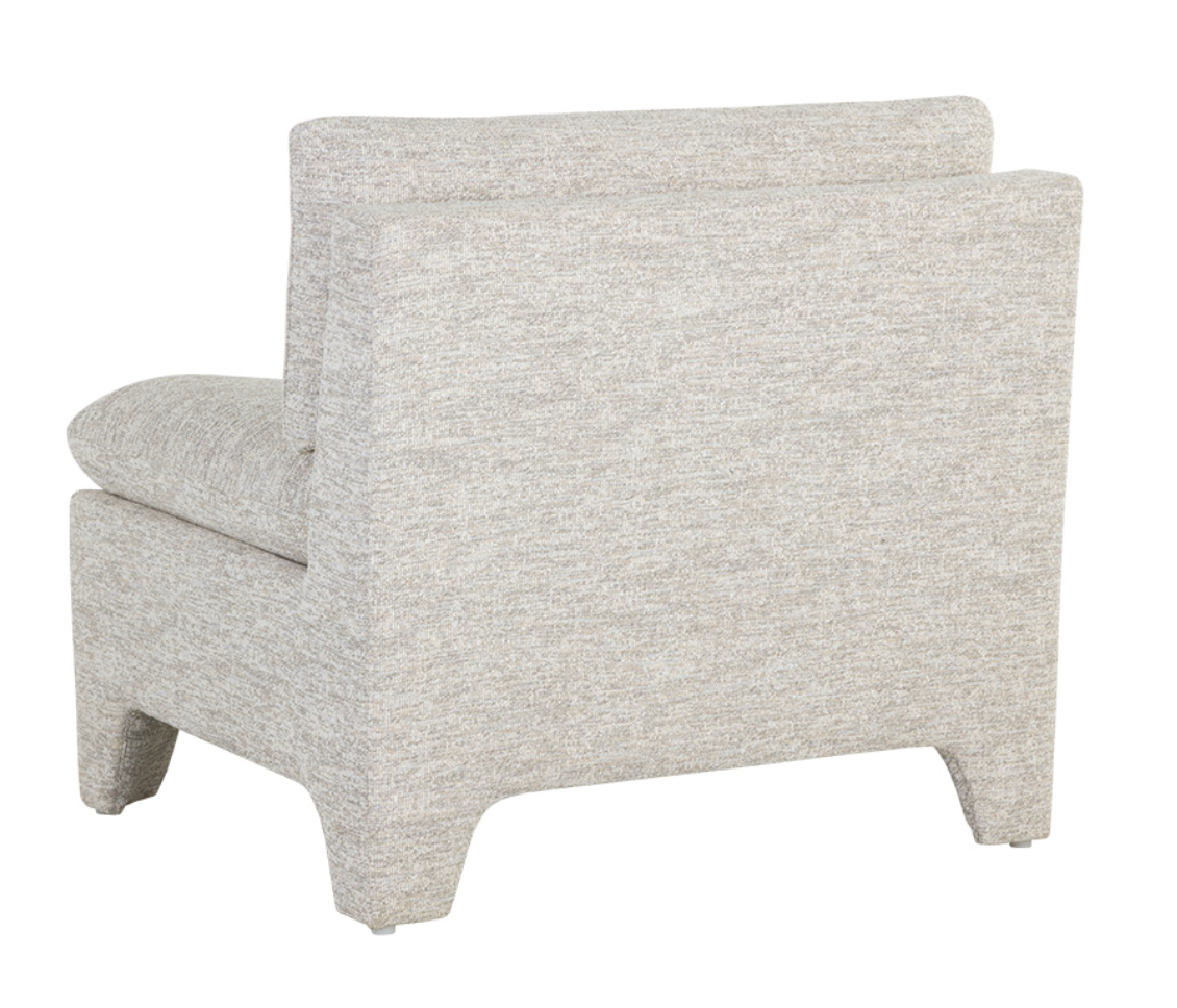 Dalia Lounge Chair - Oatmeal - Rug & Weave