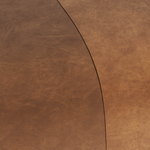 Ellie Ottoman / Cognac Leather - Rug & Weave