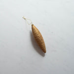 Shimmer Pinecone Ornament CHRISTMAS 2024 Rug & Weave Ochre