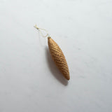 Shimmer Pinecone Ornament CHRISTMAS 2024 Rug & Weave Ochre