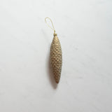 Shimmer Pinecone Ornament CHRISTMAS 2024 Rug & Weave sage