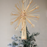 Straw Star Tree Topper CHRISTMAS 2023 Creative Co-op (DYA)