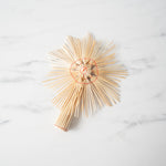 Straw Star Tree Topper CHRISTMAS 2023 Creative Co-op (DYA) Snowflake