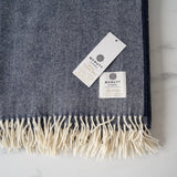 Supersoft Navy Wool Blanket blanket McNutt