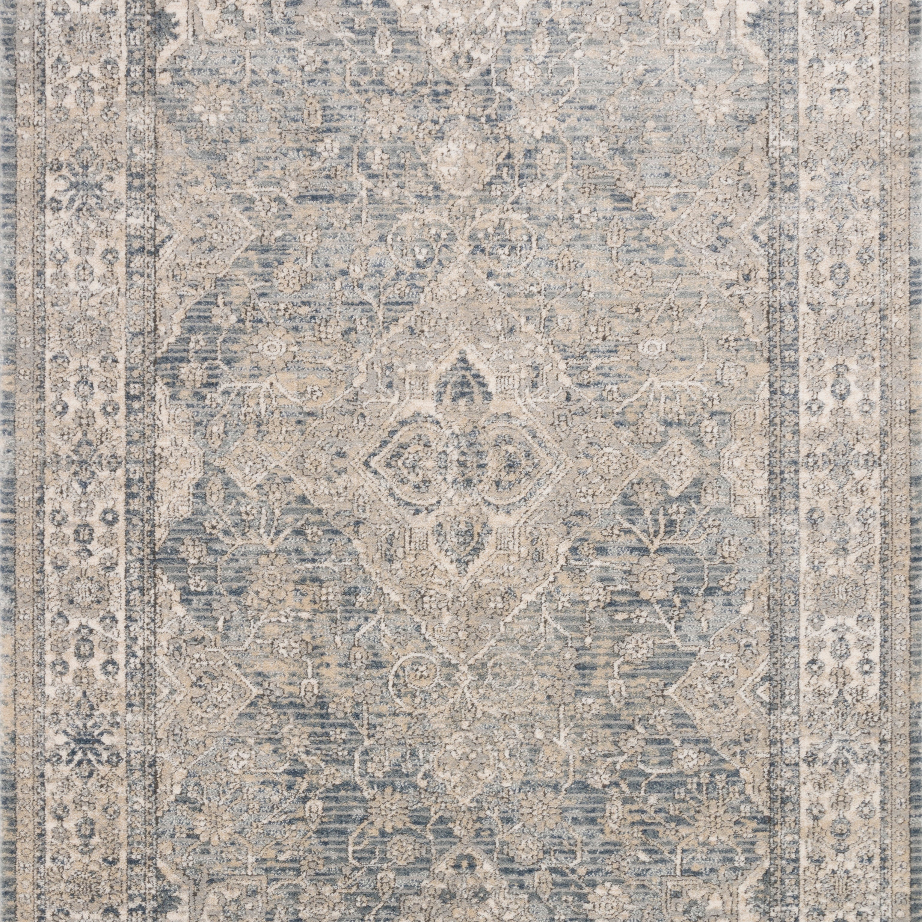 Loloi Teagan Sky / Natural Rug - Rug & Weave