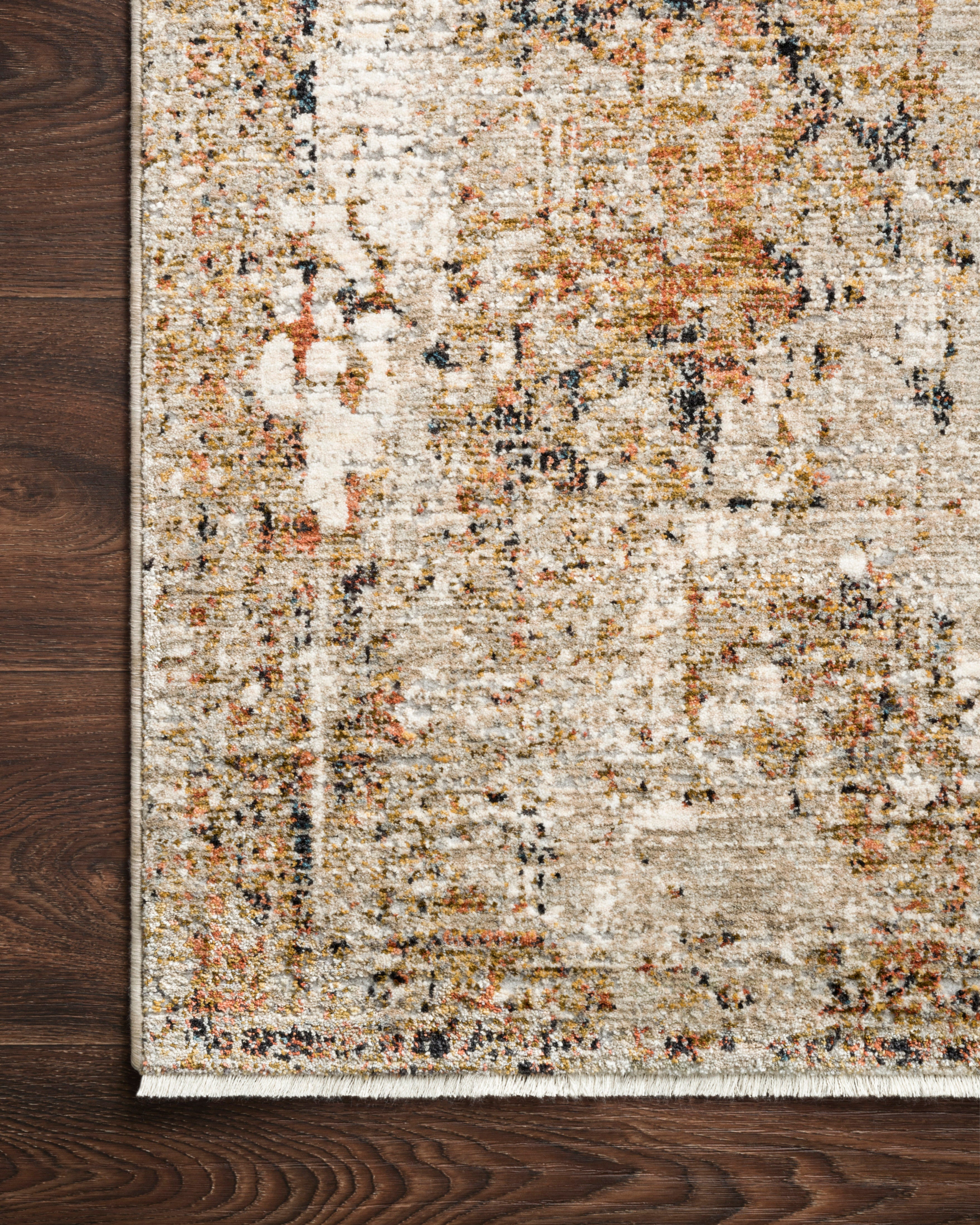 Loloi Theia Taupe / Gold Rug RUGS - patterned Loloi