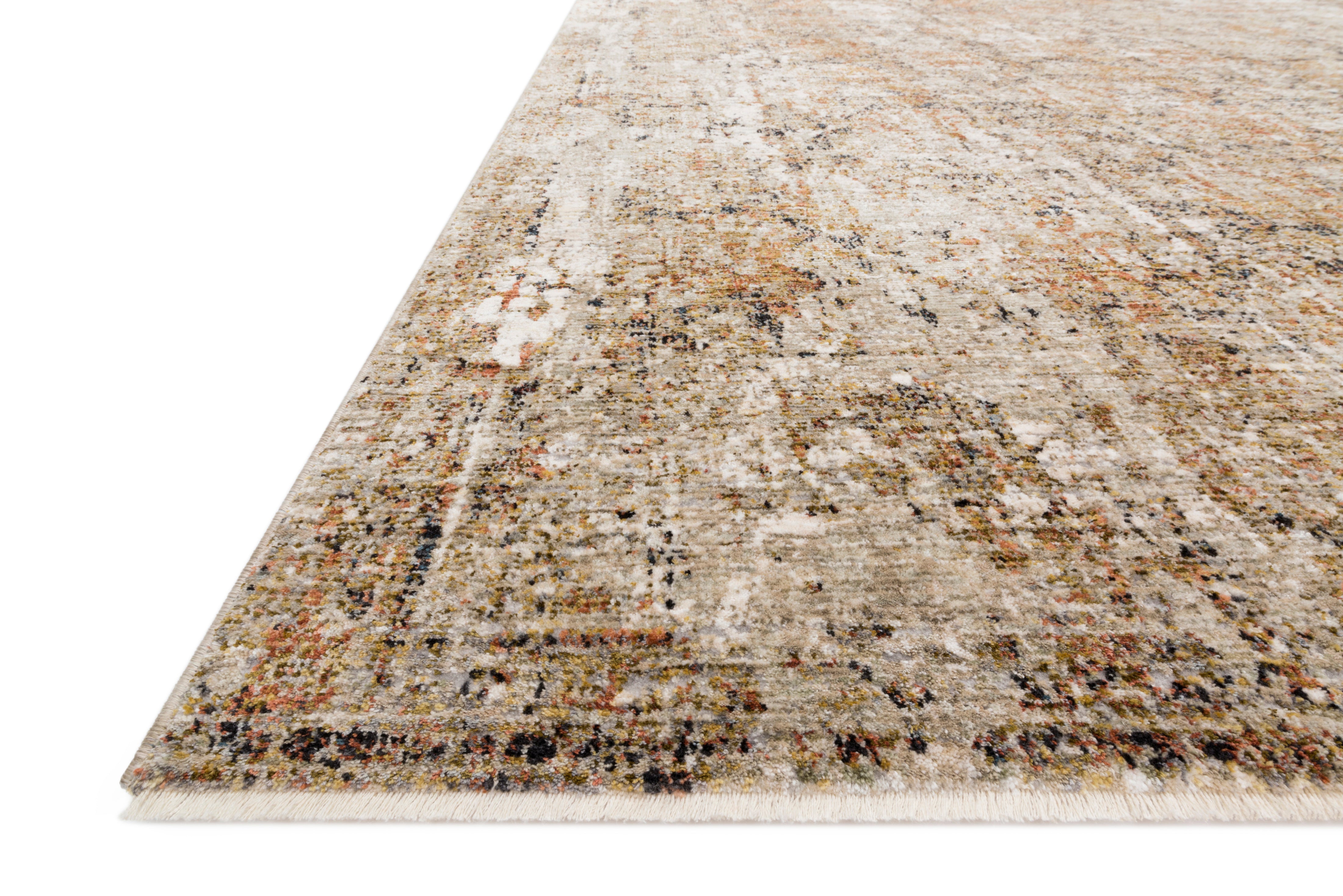 Loloi Theia Taupe / Gold Rug RUGS - patterned Loloi