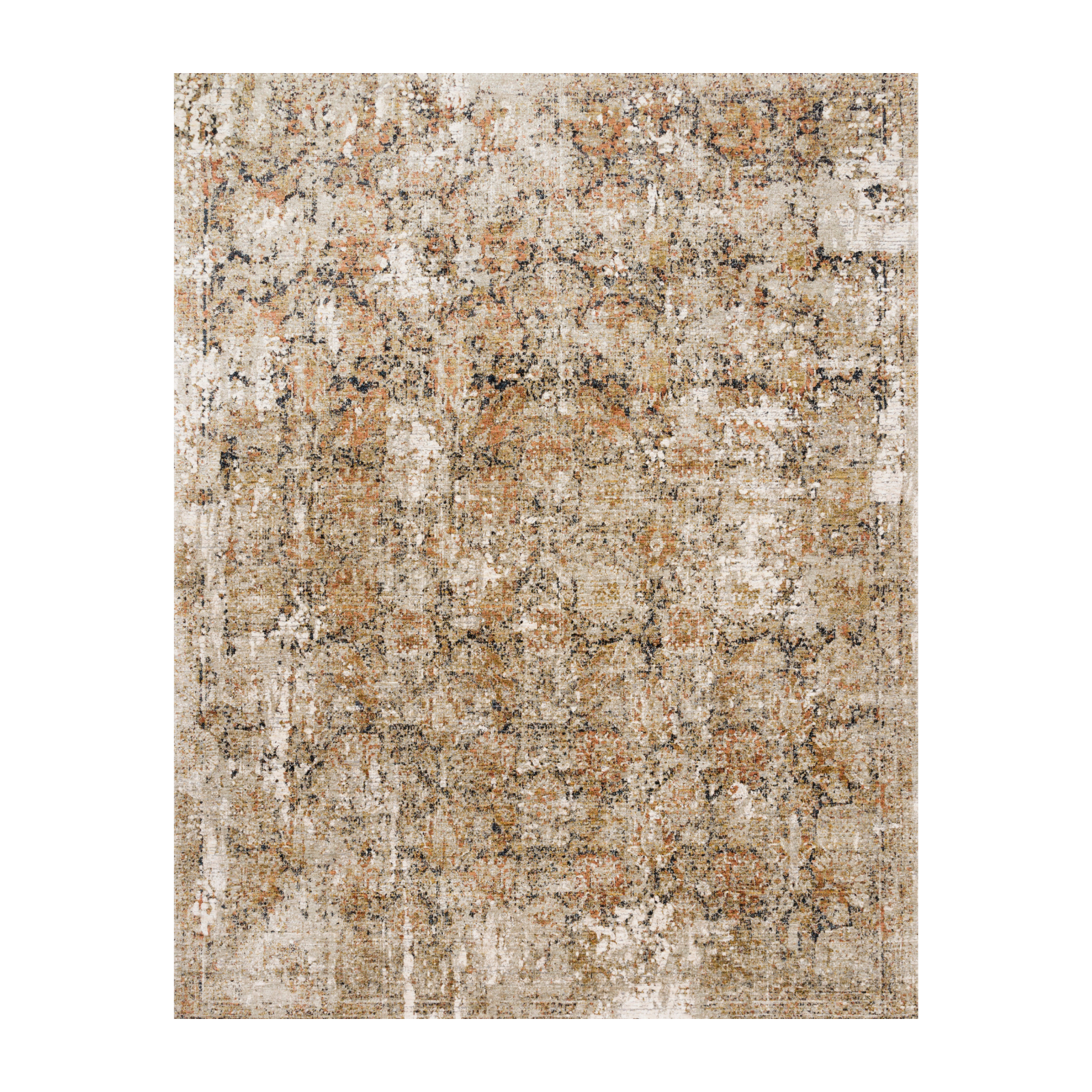 Loloi Theia Taupe / Gold Rug RUGS - patterned Loloi