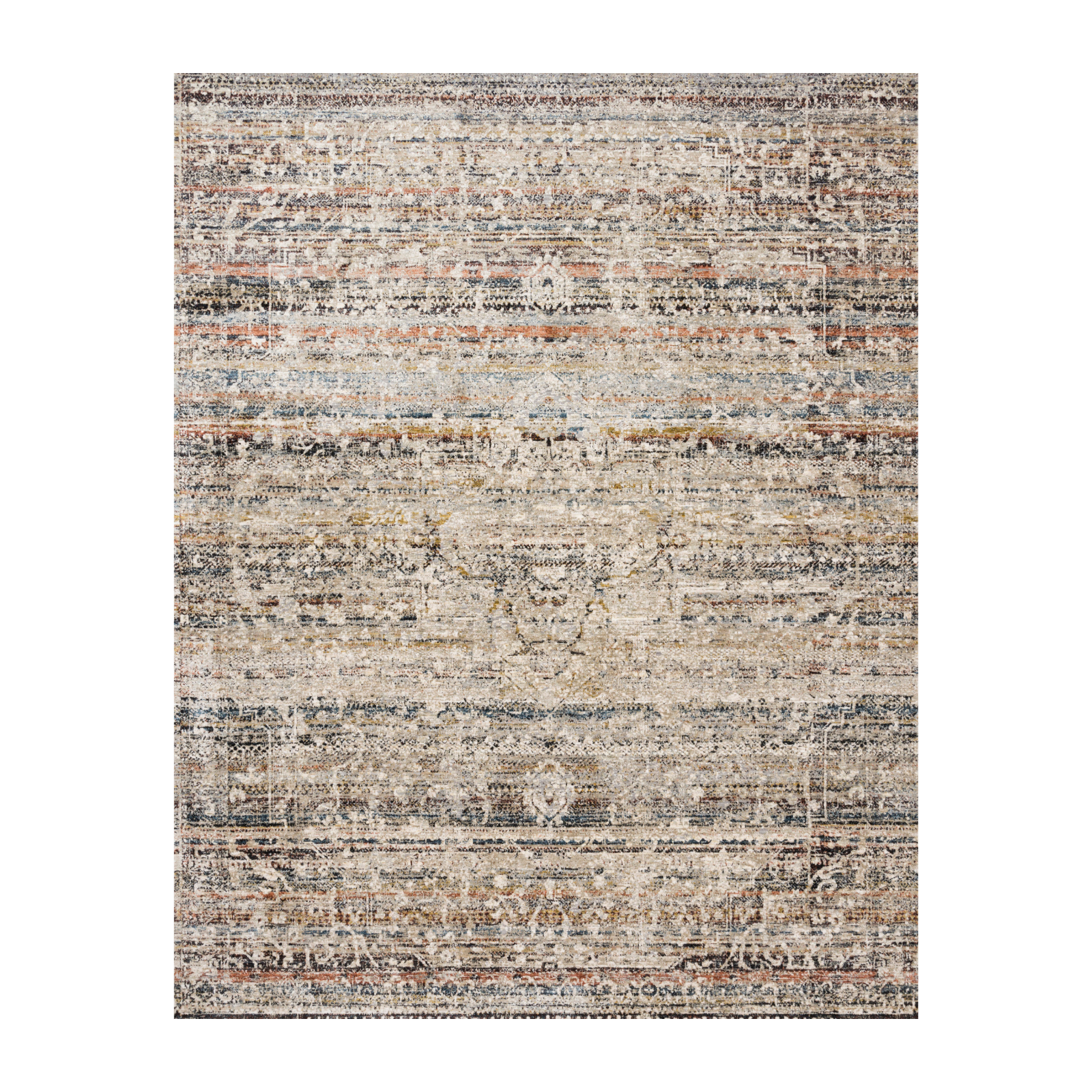 Loloi Theia Taupe / Multi Rug - Rug & Weave