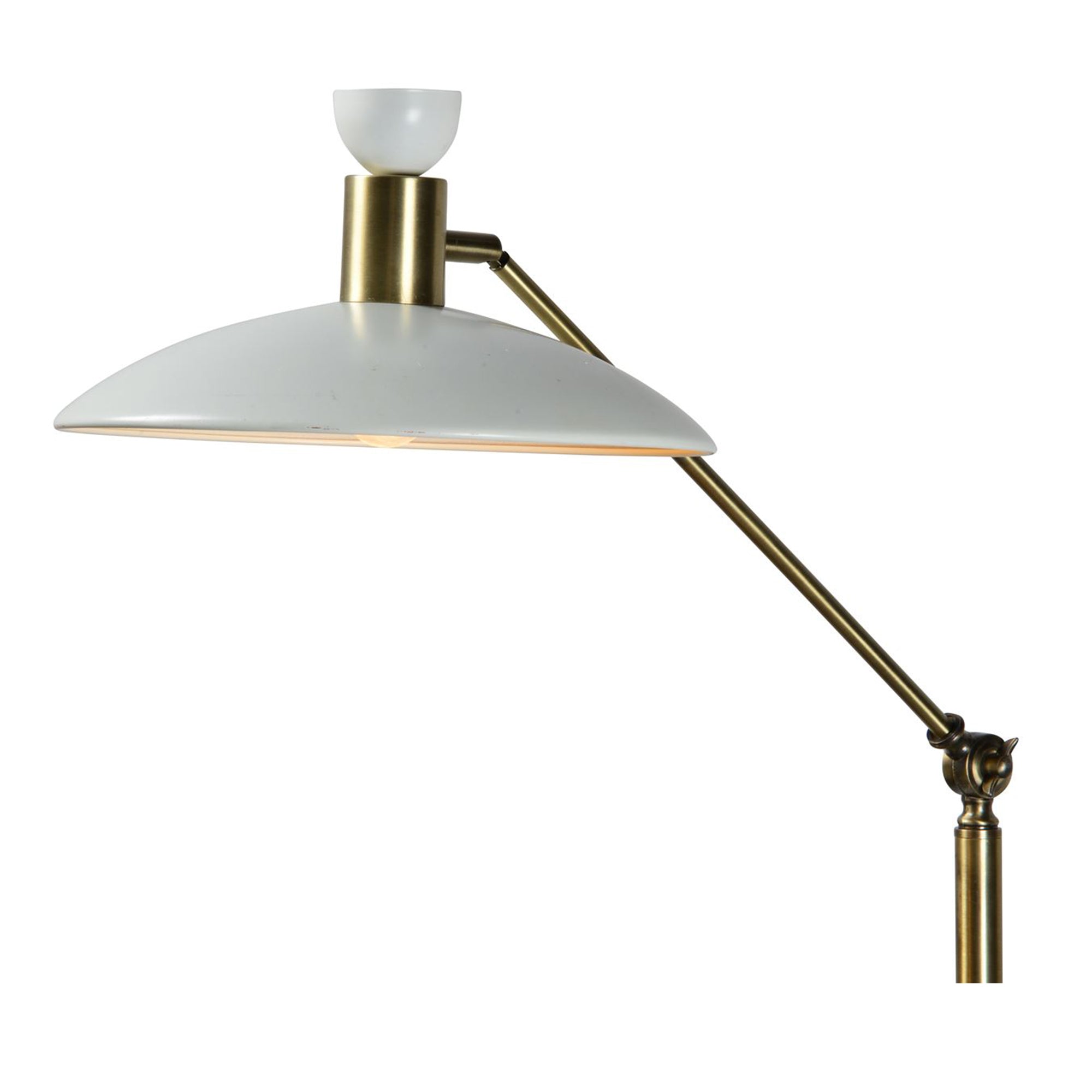 Tannis Brass & Marble Floor Lamp - Rug & Weave