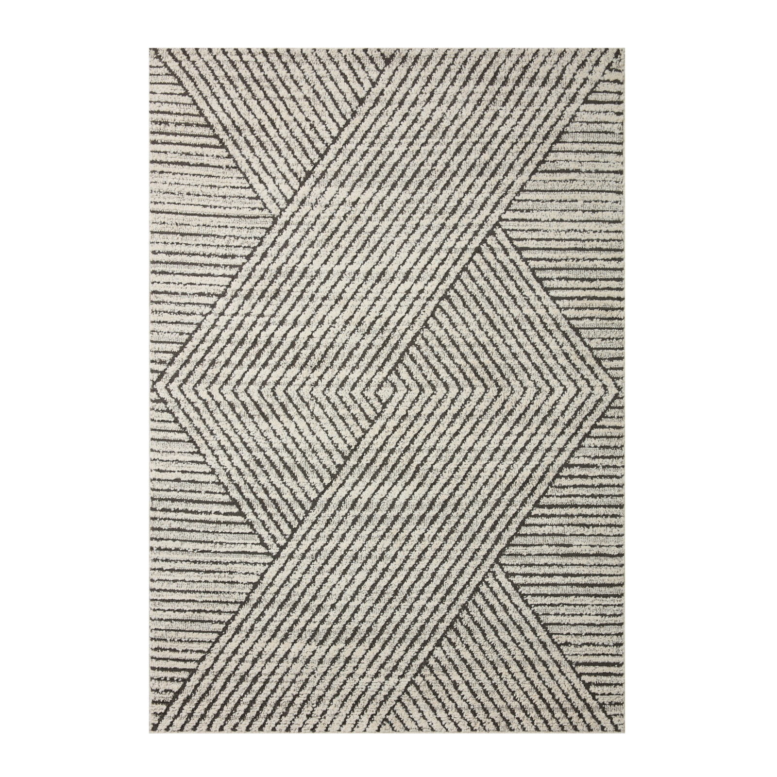 Loloi Fabian Charcoal / Ivory - Rug & Weave