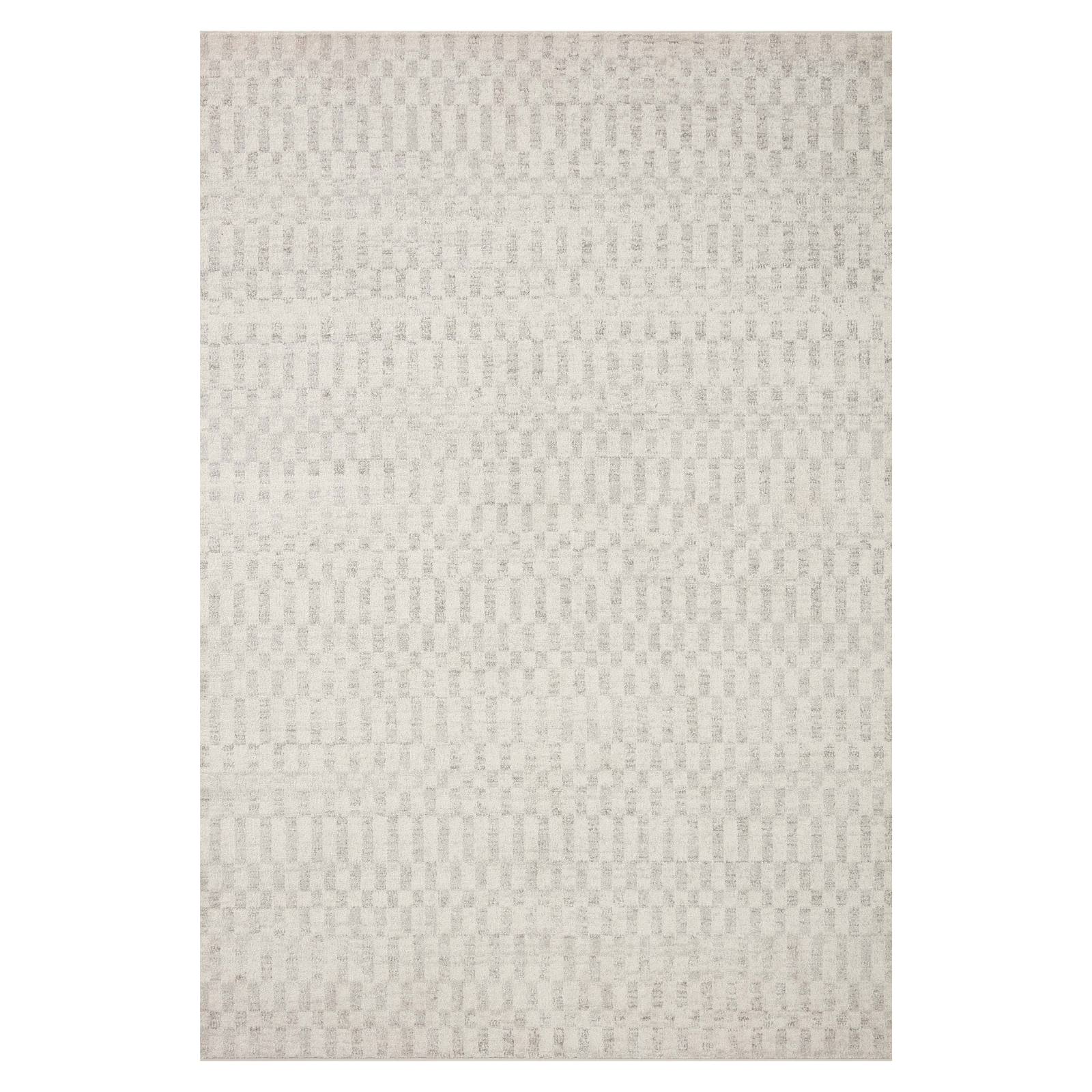 Loloi Kamala Ivory / Grey Rug 0-RUGS-patterned Loloi 18" x 18" Sample