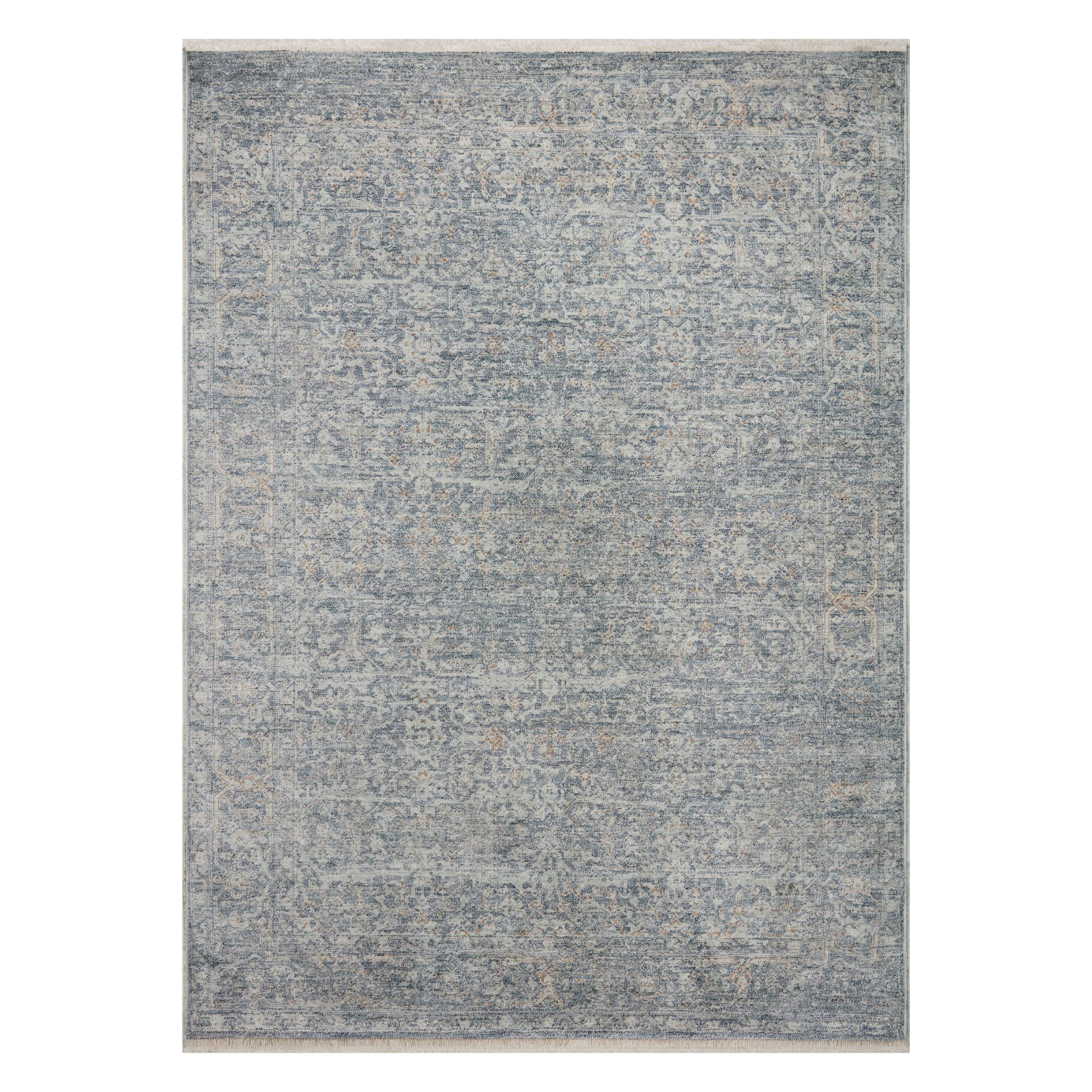 Angela Rose x Loloi Blake Denim/ Taupe Rug 0-RUGS Loloi 18" x 18" (SAMPLE)