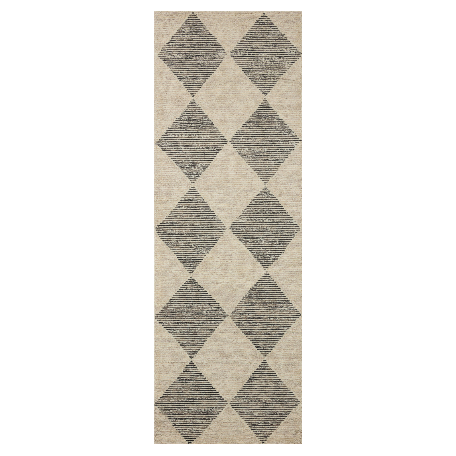 Chris Loves Julia x Loloi Francis Beige / Charcoal Rug - Rug & Weave