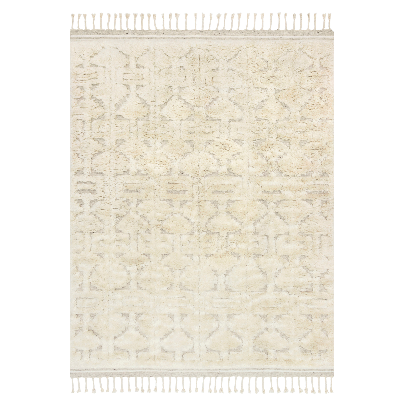 Loloi Hyqqe Oatmeal / Ivory Rug - Rug & Weave