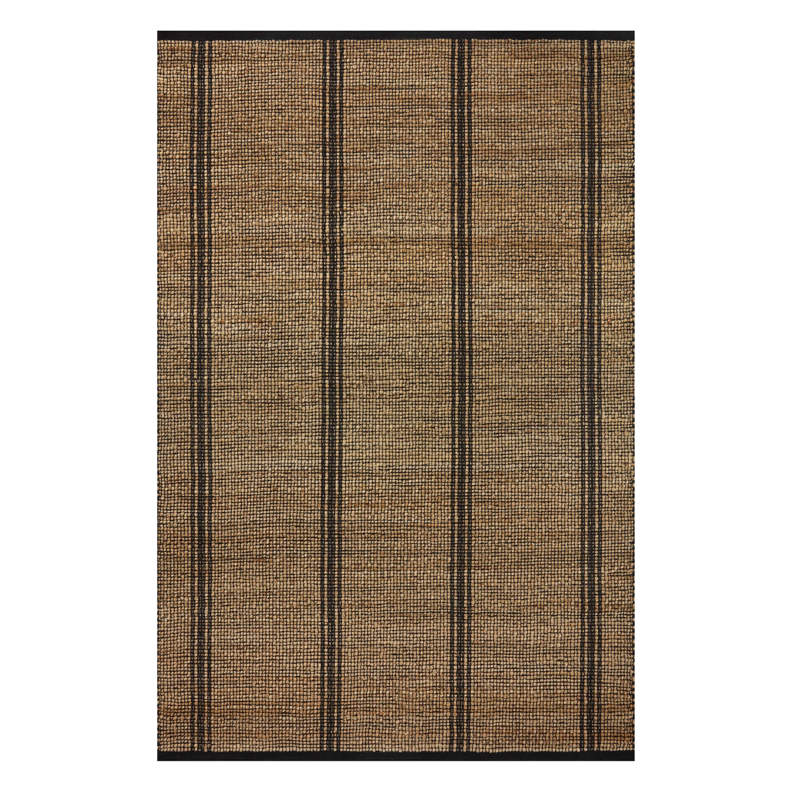 Angela Rose x Loloi Colton Natural/ Black Rug 0-RUGS Loloi 18" x 18" (SAMPLE)