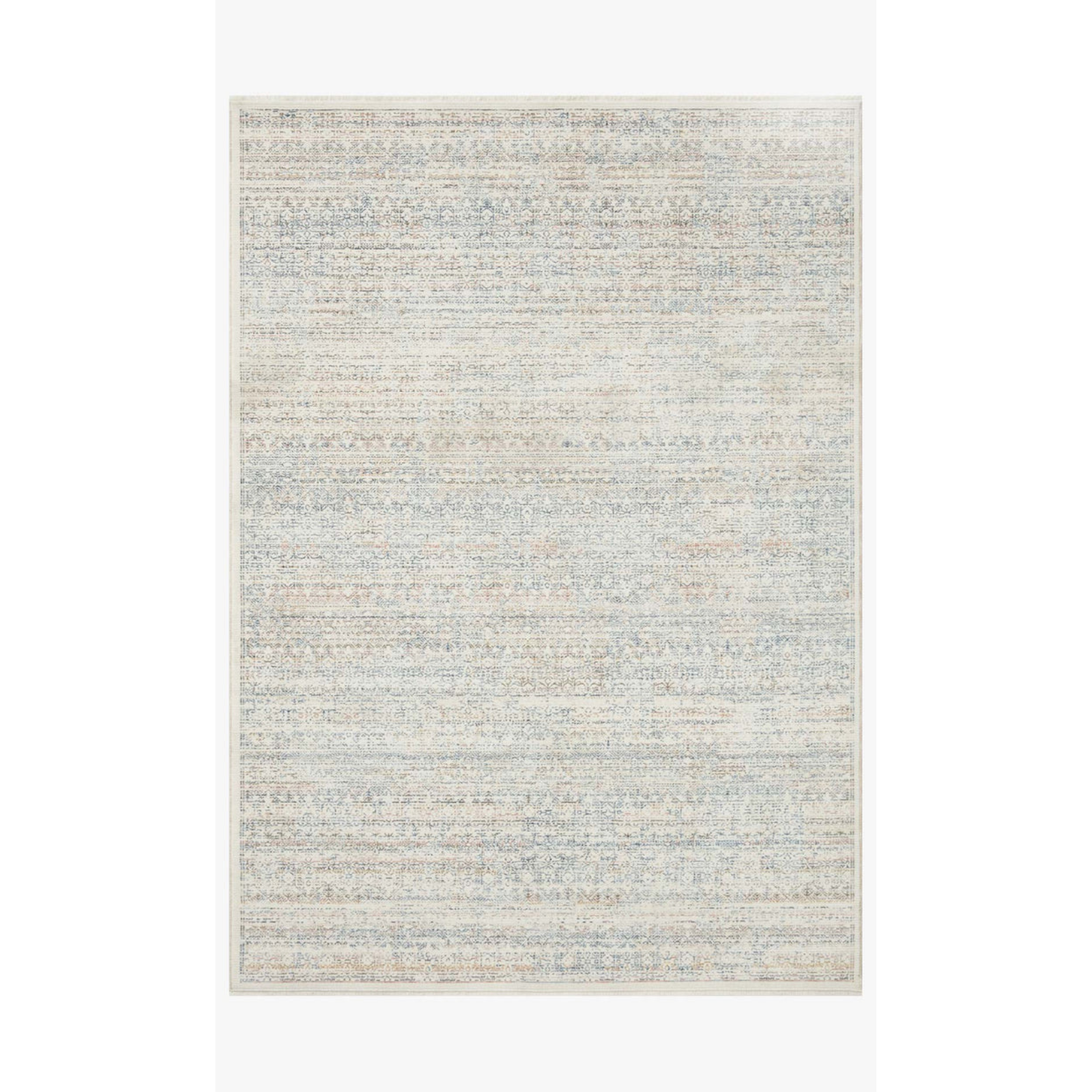 Amber Lewis x Loloi Zuma Ivory / Multi Rug 2-RUGS - patterned Loloi 18" x 18" sample