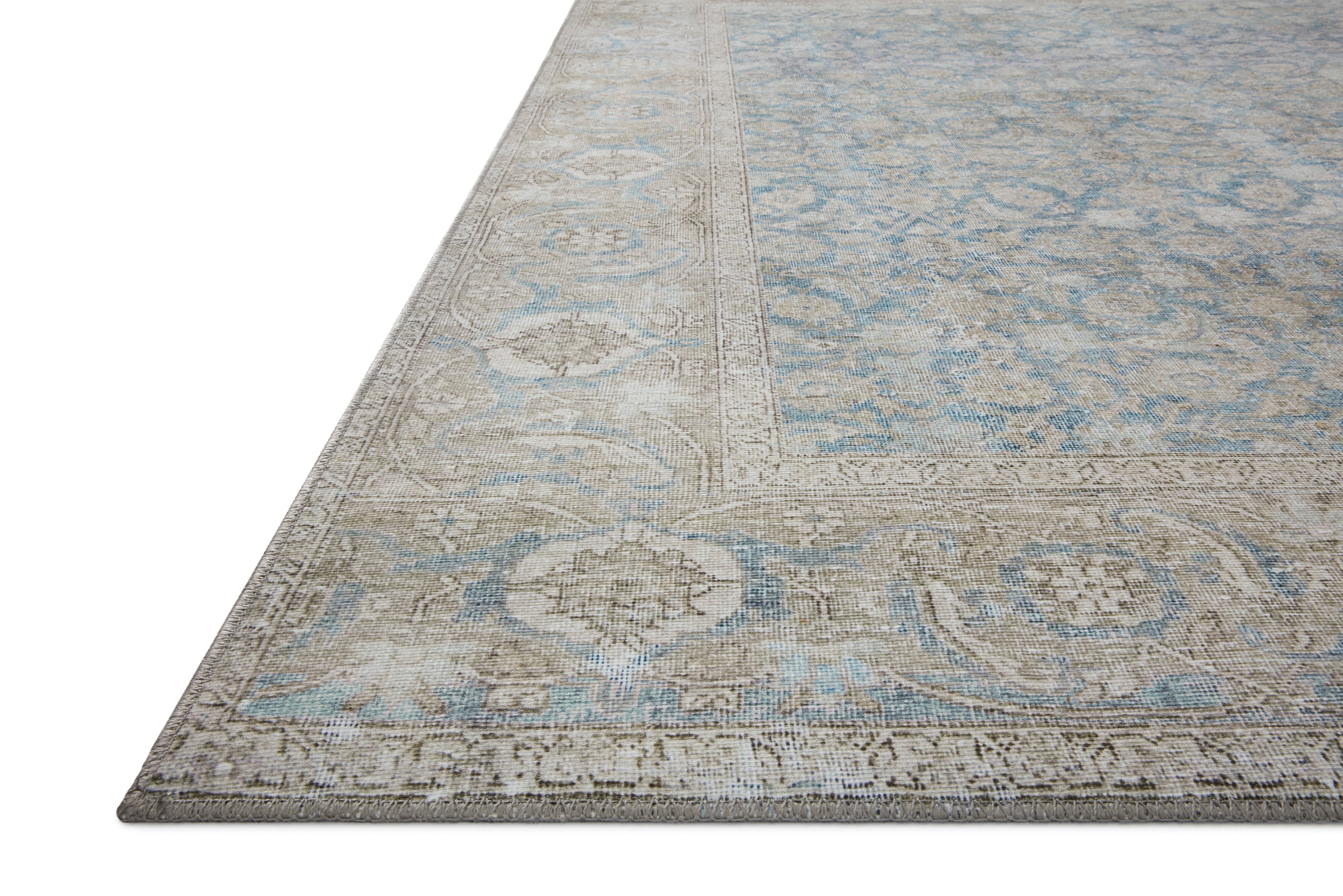 Loloi Wynter Ocean / Silver Rug - Rug & Weave