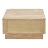 Curve Nightstand - Natural - Rug & Weave