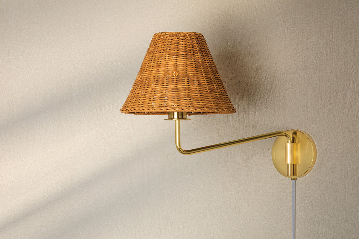 Issa Plug In Wall Sconce sconce Hudson Valley Lighting