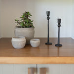 Antique Iron Candlestick Holder - Rug & Weave